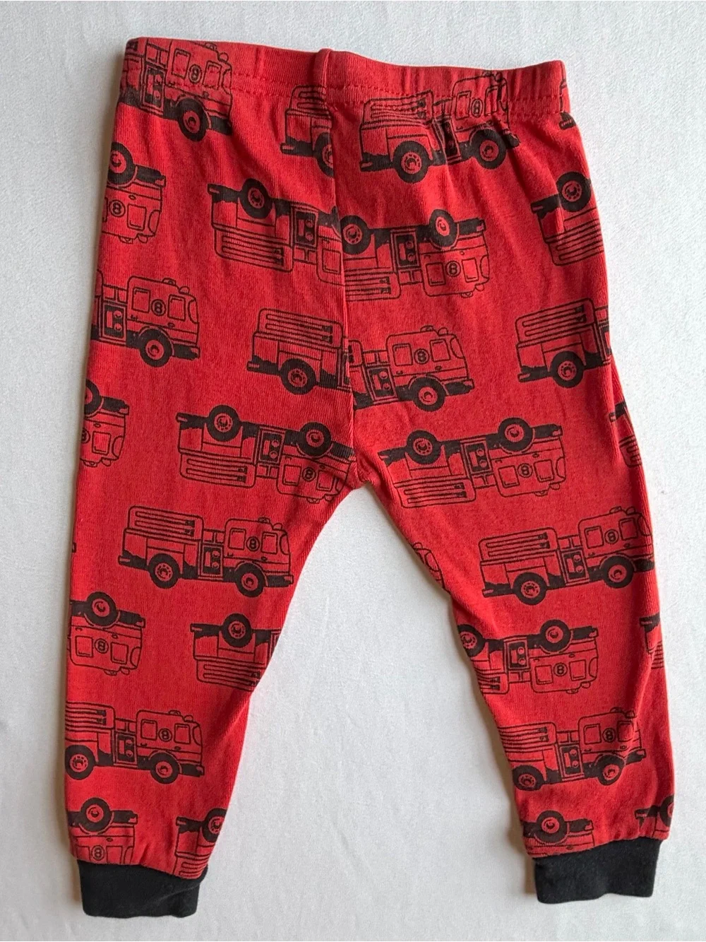 Carters Toddler Pajamas 2 Piece Red Firetruck Super Comfy Long Sleeve & Pants